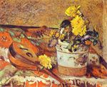 Mandolina and Flowers 1883